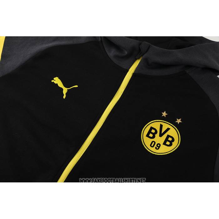 Chaqueta con Capucha del Borussia Dortmund 2024-2025 Black
